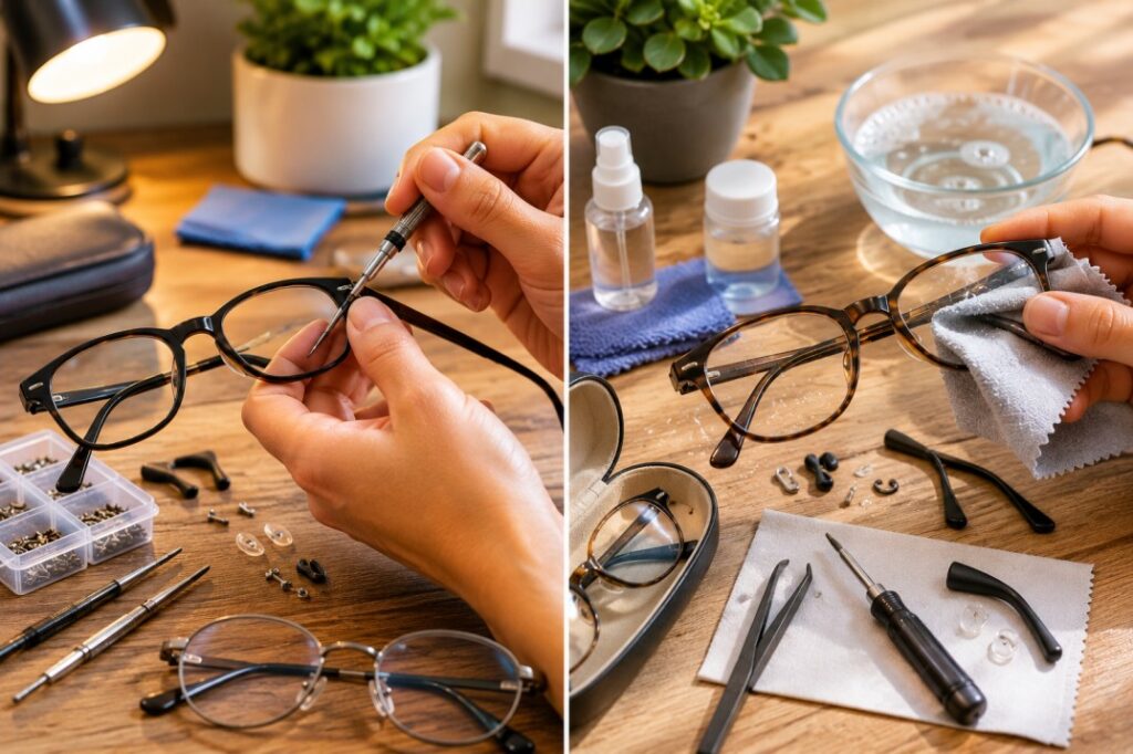 Tips for Eyeglass Repair You Can Do at Home